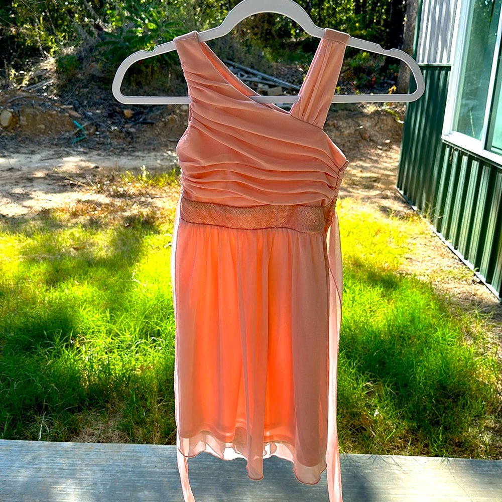 Light pink formal girls dress